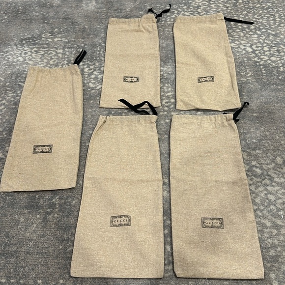GUCCI BUNDLE (4) FABRIC DUST BAGS - Picture 3 of 3